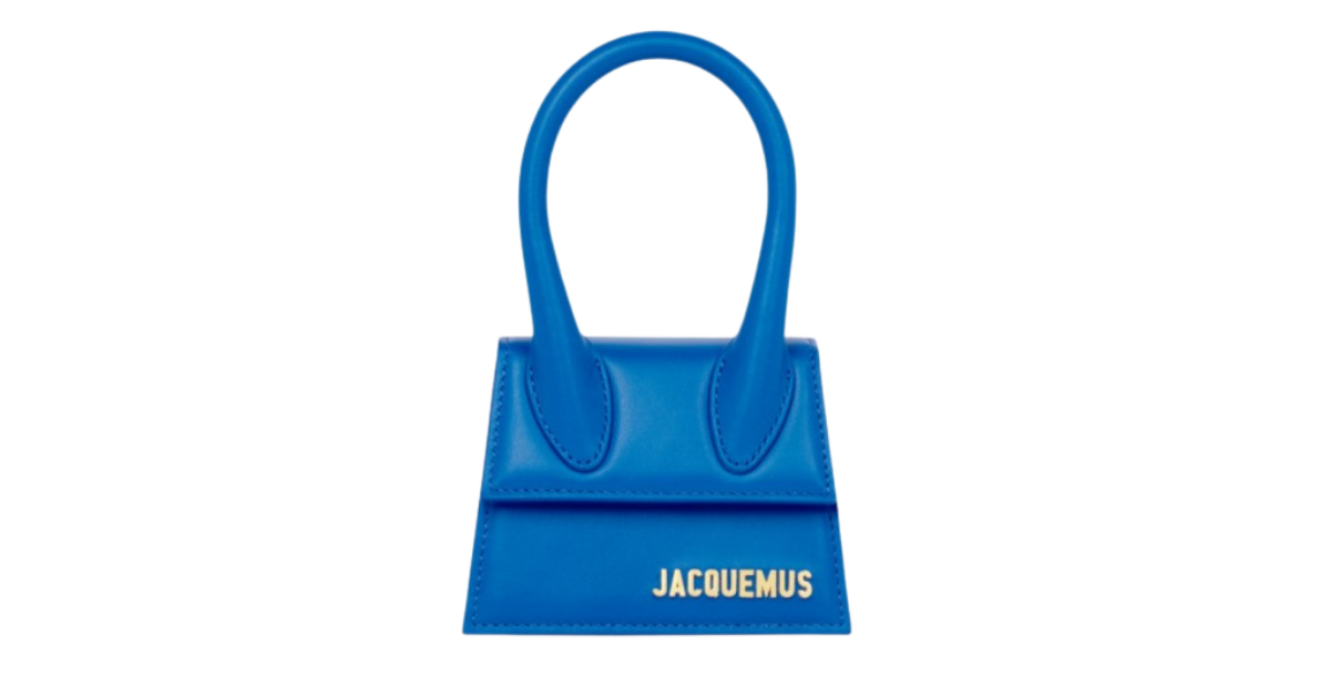 Blue store designer bag